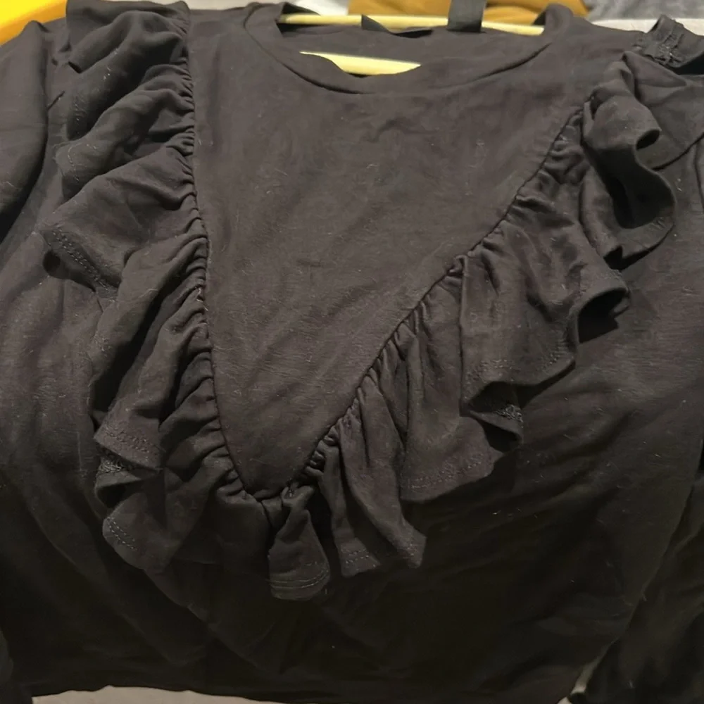 HALOGEN RUFFLE PULLOVER - Picture 3 of 5